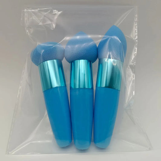 3Pcs/Set Cosmetic Puff Powder Brush