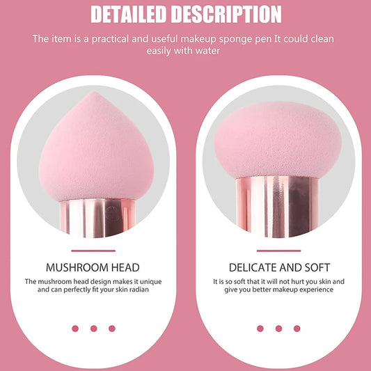 3Pcs/Set Cosmetic Puff Powder Brush
